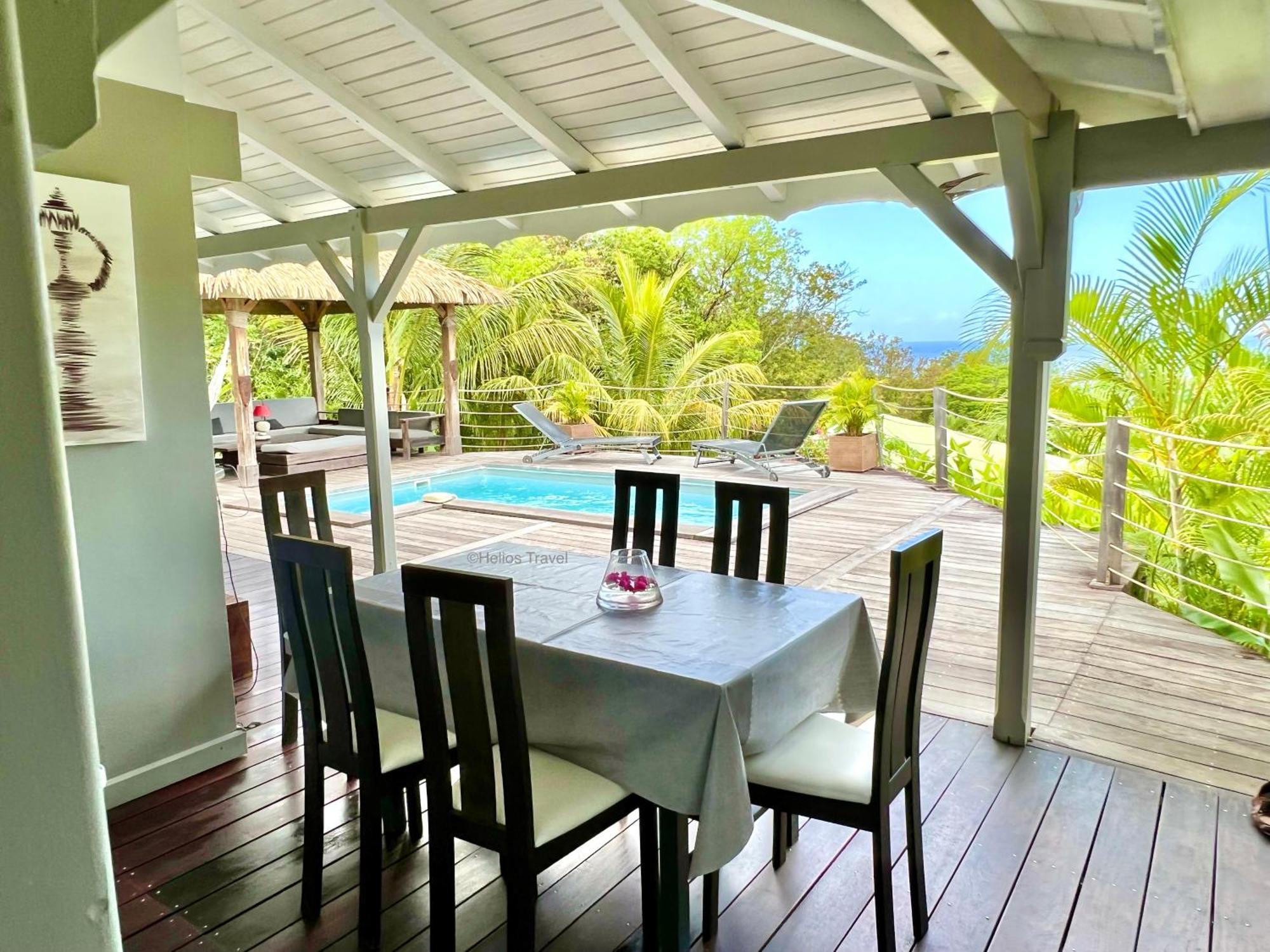 Villa Corali, Vue Mer, Piscine, Pointe Batterie 德赛 外观 照片